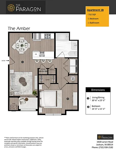 Floor plan The Amber