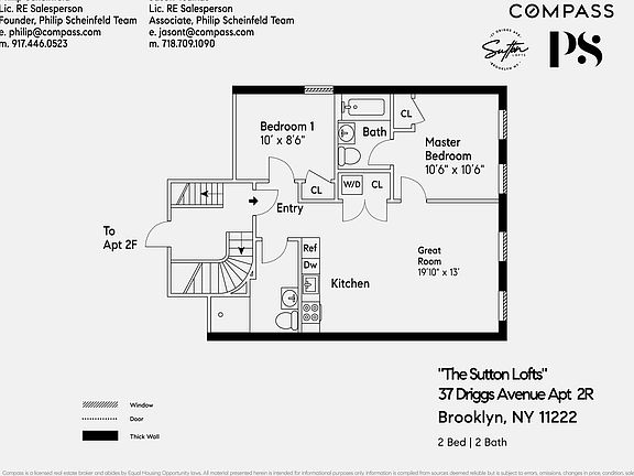 2nd image of 37 Driggs Ave #2REAR