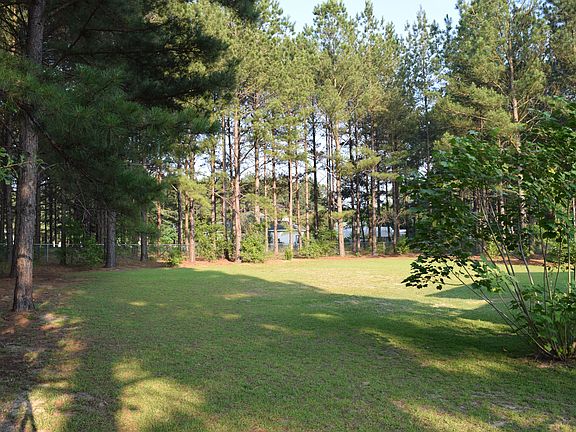 Fenced in back yard