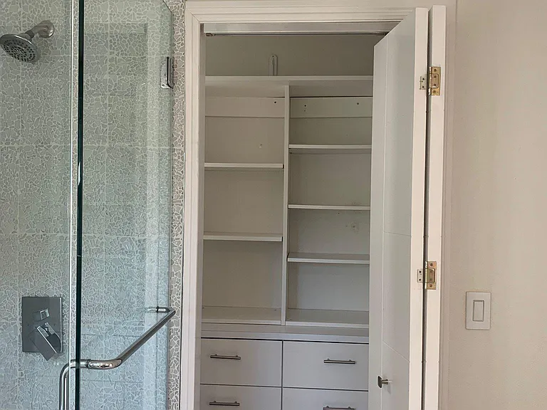 Master walk-in closet
