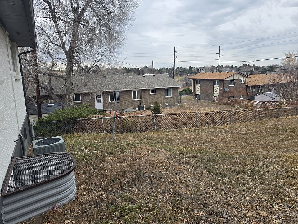 Large backyard.
