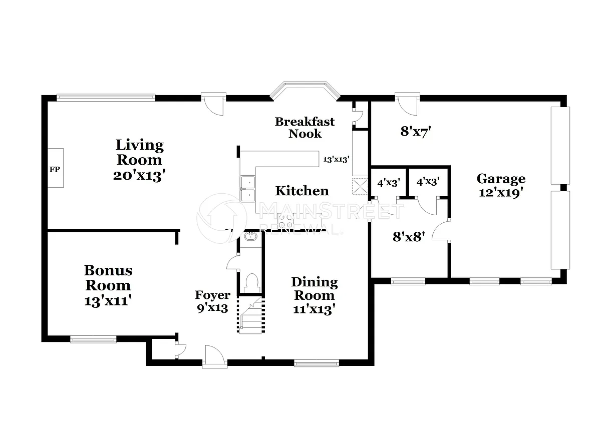 Floor Plan - 10718 Trumble Ln