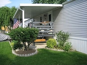 Portion of front yard view