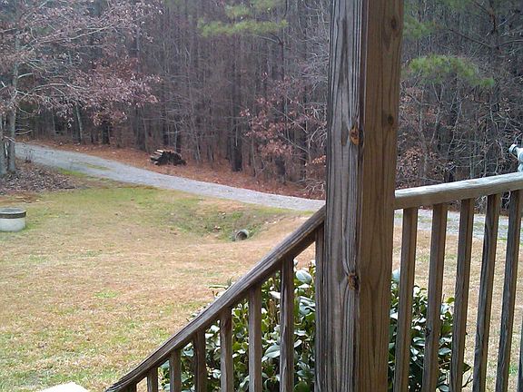 Front porch looking towards driveway