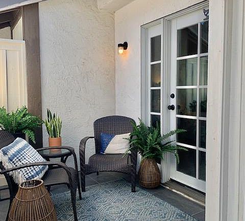 Private patio