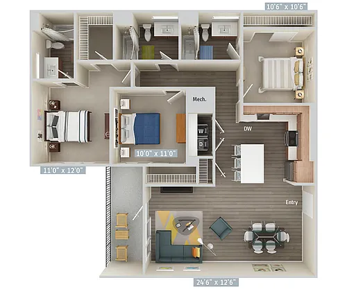 Floor plan C4-1334