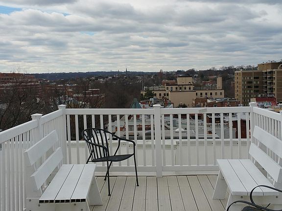Semi-Private Roof Deck with Unobstructed View of Georgetown 