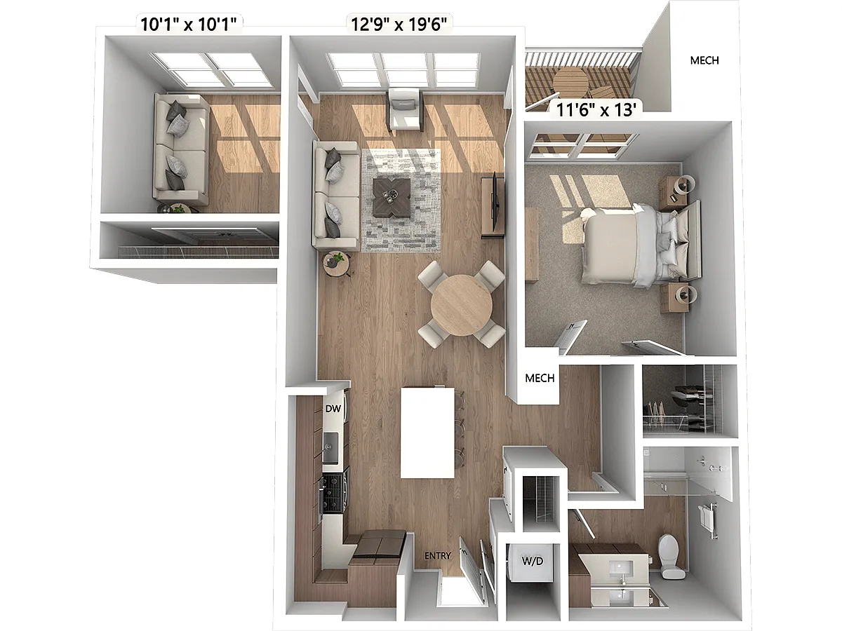 Floor plan AM19D-004-205