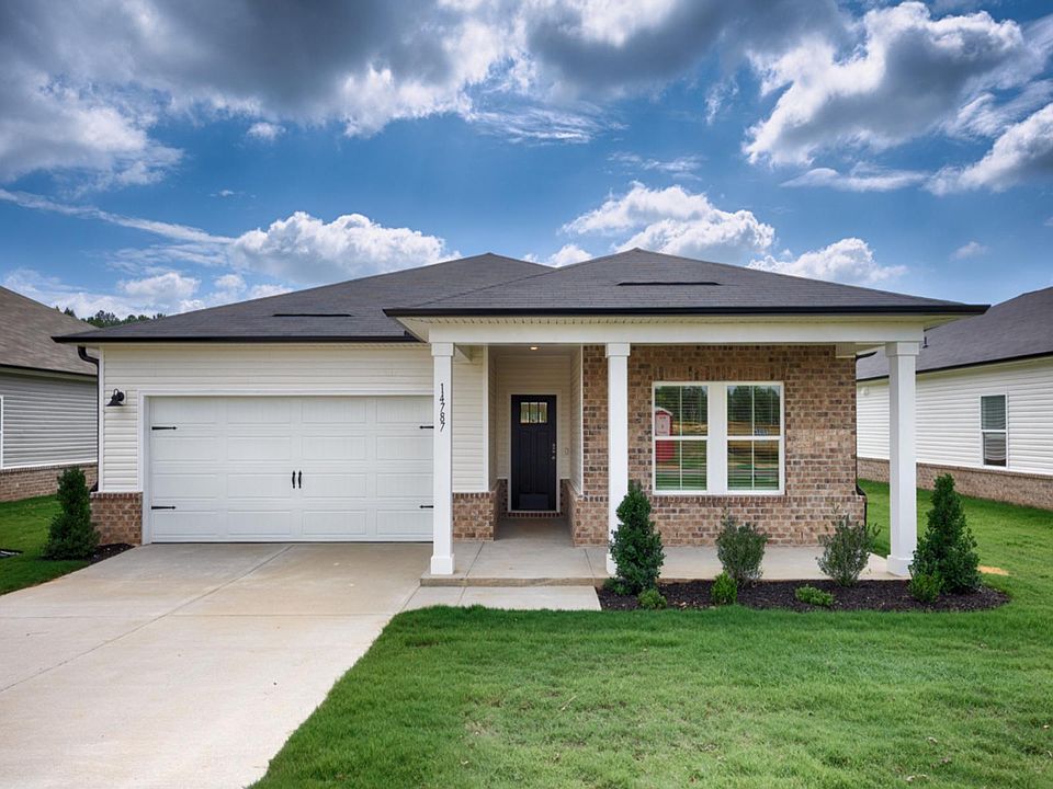 The Chandler floorplan with Elevation C modeled at Brookhill Reserve.