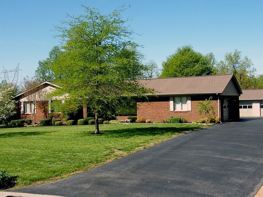 Wide double driveway