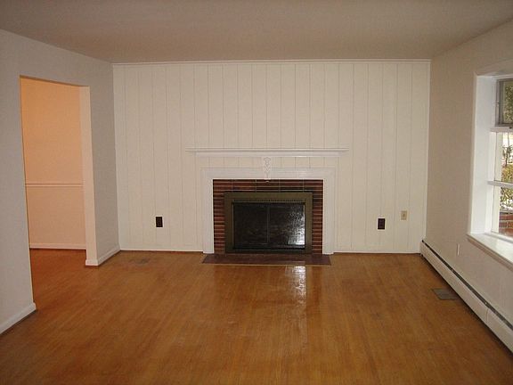Living room with fire place