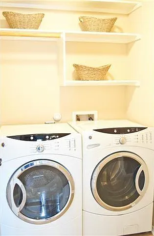 Washer and Dryer included