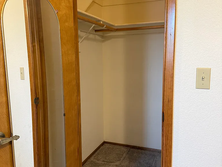 Bedroom 1 walk in closet.