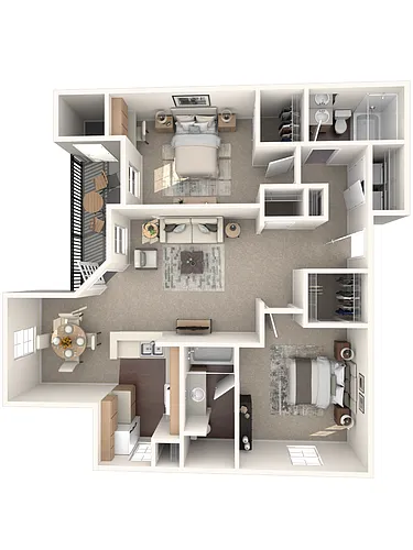 Floor plan The Riverside Deluxe