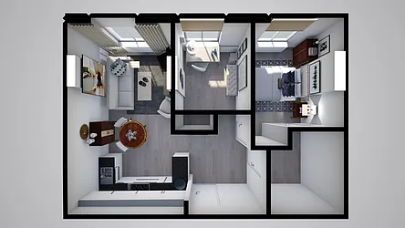 Rented by 233 West 125th Street Danforth, LLC