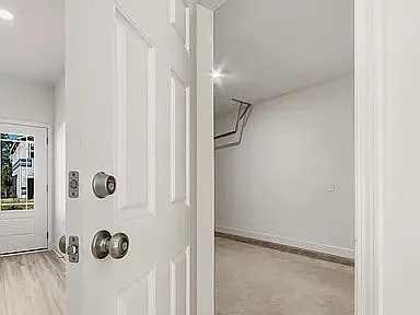 Garage entry