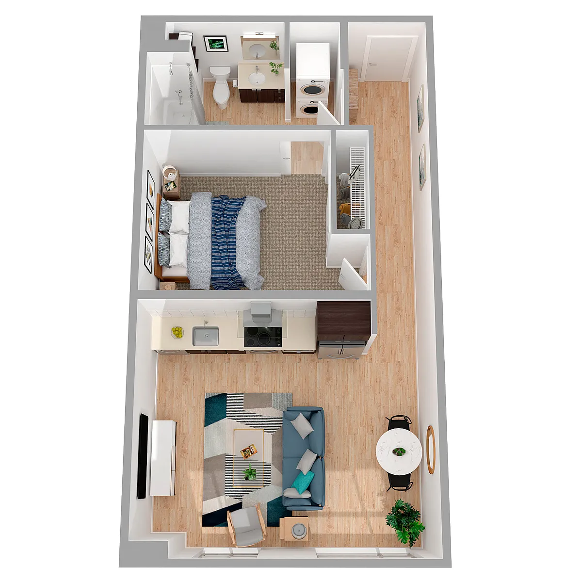 Floor plan Urban 1x1 - a35.1