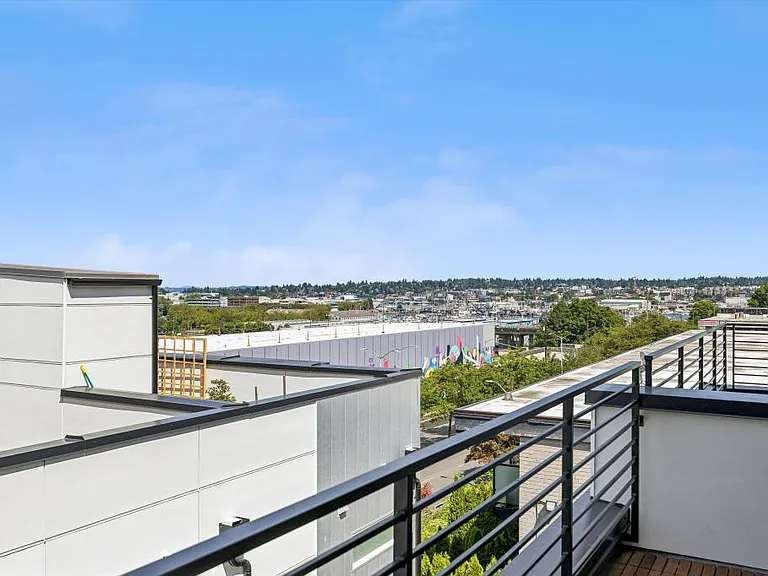 Private rooftop deck