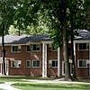Outside view of apartments.