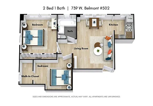 Floor plan 2 Bedroom