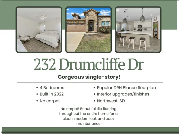 232 Drumcliffe Dr, Haslet, TX 76052