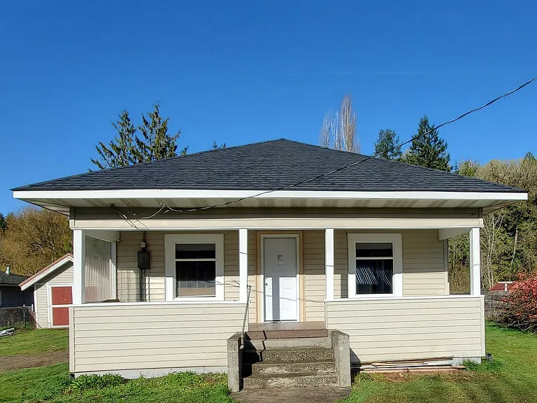 Front of home.