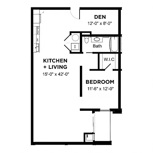 Floor plan Suite A1 (The Penn Building)