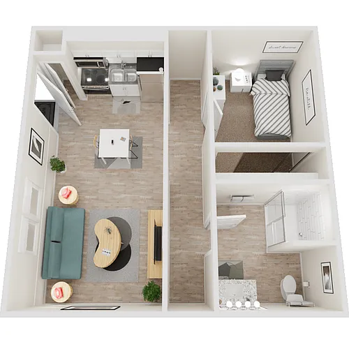 Floor plan A1 Renovated