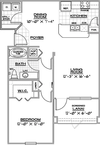 Floor plan Dapprima-Lanai