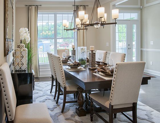 Formal Dining Room Opens to Foyer