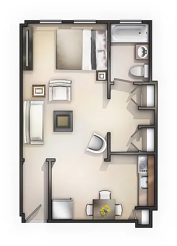 Floor plan Studio