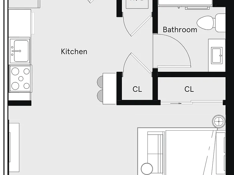 0 Bed 1 Bath - C Furnished 0 Bed 1 Bath - C Furnished