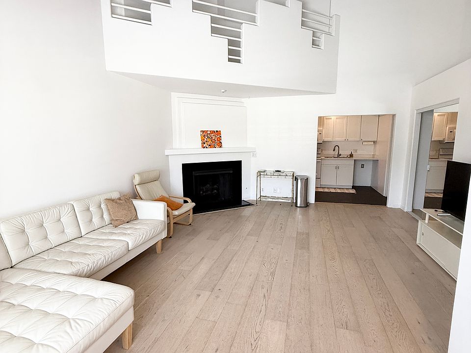 living room with fireplace