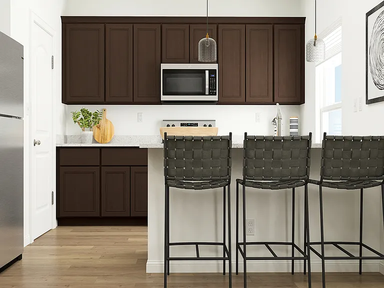 Stainless steel appliances included!