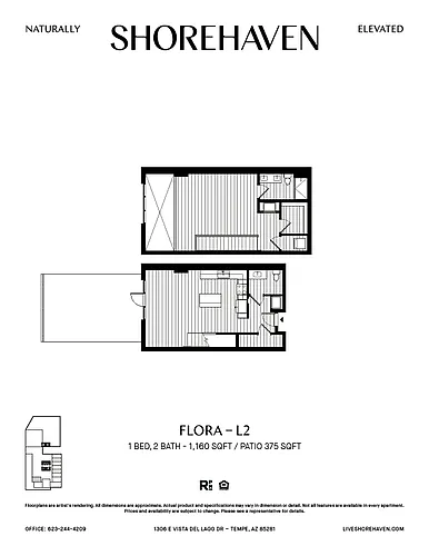 Floor plan Flora - L2