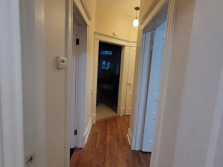 Hallway taken from kitchen.