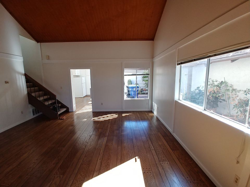 living room with hardwood floors.