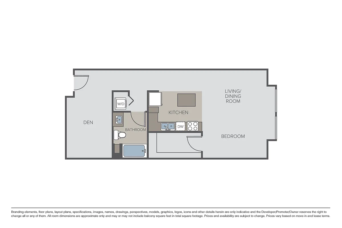 Floor plan Plan SB + Den