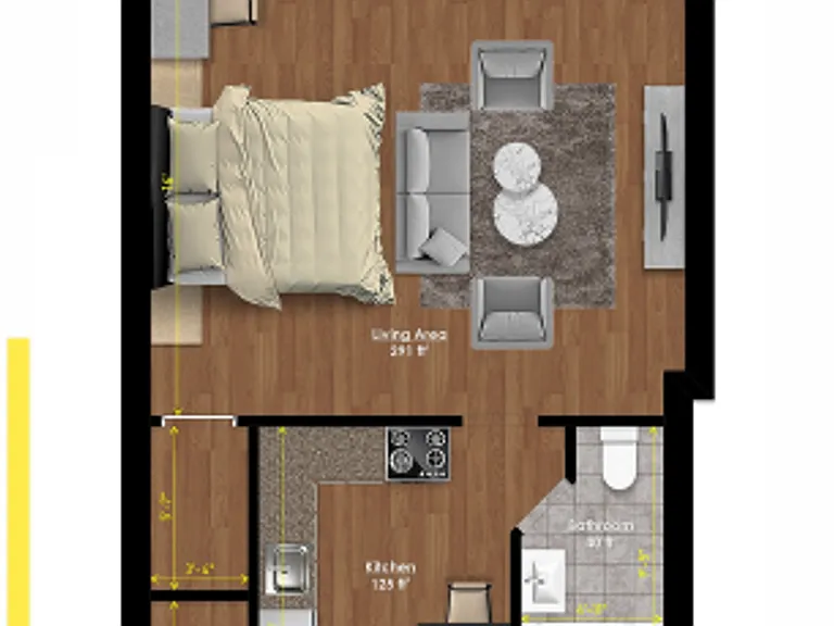454 E Girard Ave #2F — Photo 4