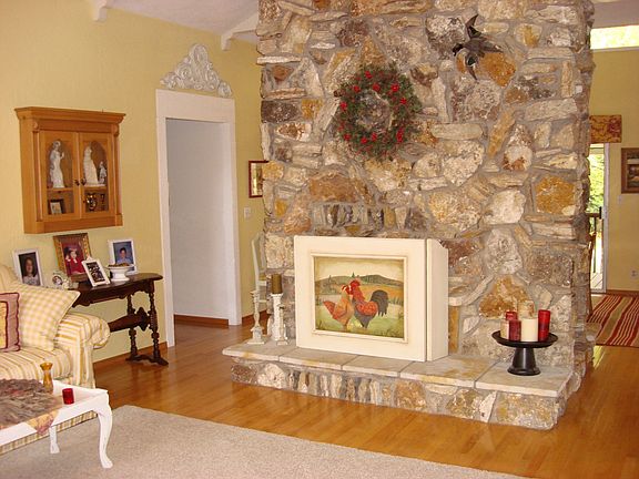 Double Sided Fireplace