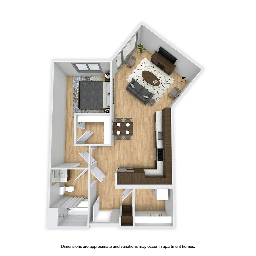 Floor plan Meridian Affordable
