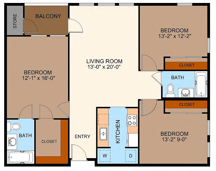 Floor plan C2
