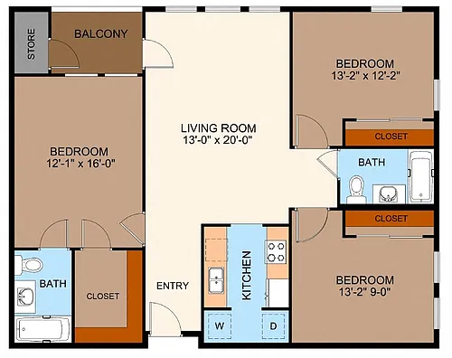 Floor plan C2