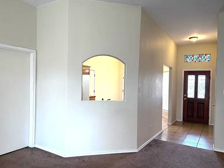 Living room facing front door