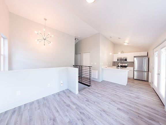Upper Level kitchen + living space