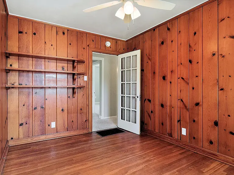 Upstairs flex room with balcony
