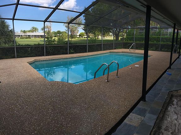 Pool on golf coarse