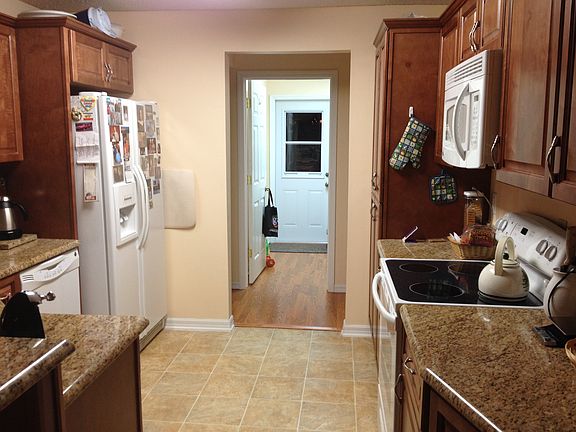 Looking toward the garage