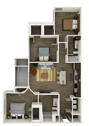 Floor plan Van Gogh Retreat