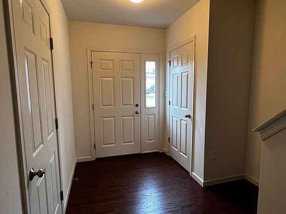 Entrance hallway and front door.